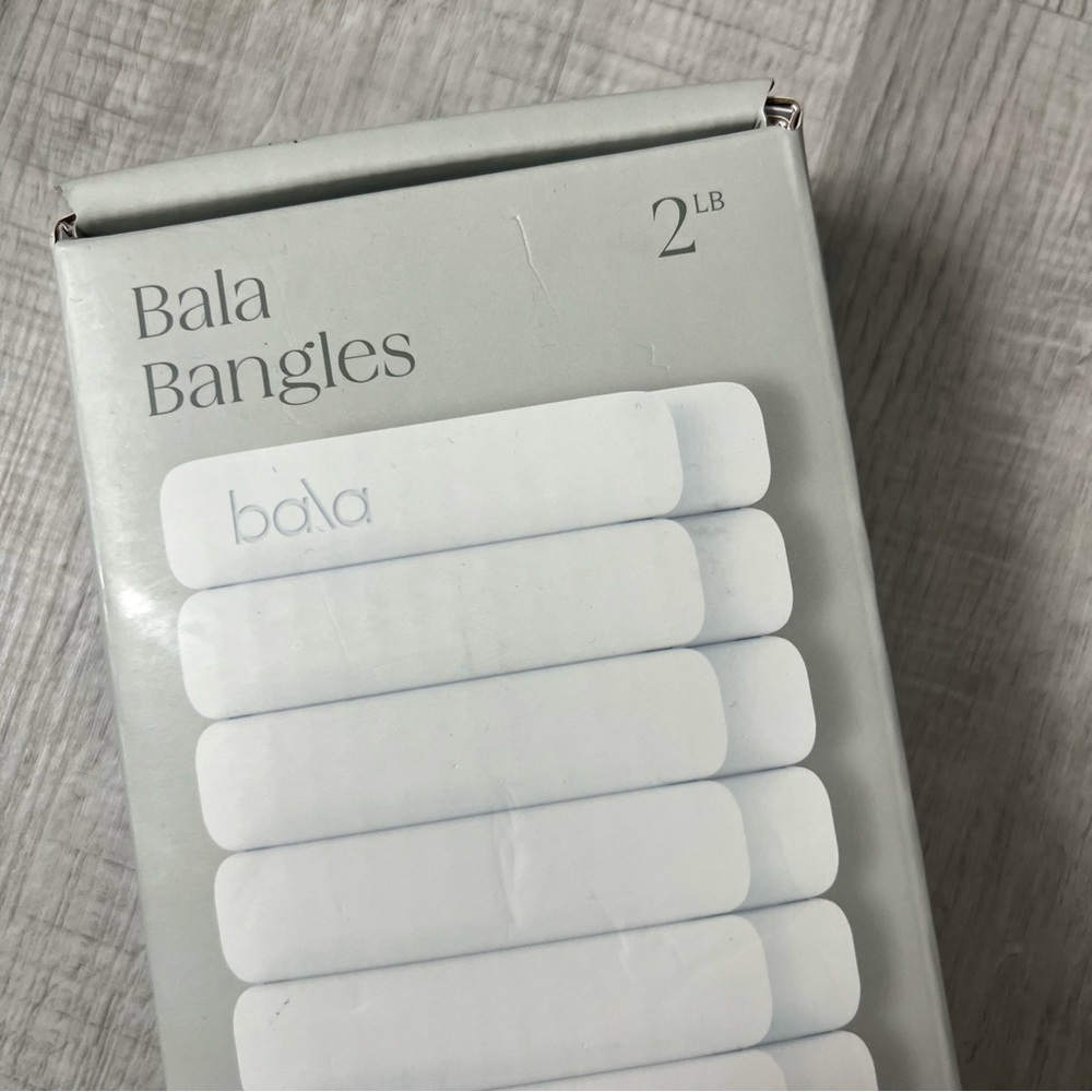 NEW BALA 2 Pound Bangles in Bone White Wrist Weights Pilates Yoga Viral - Picture 10 of 13